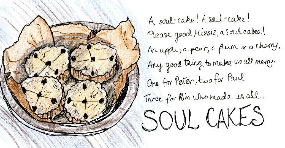 soul cakes halloween recipe